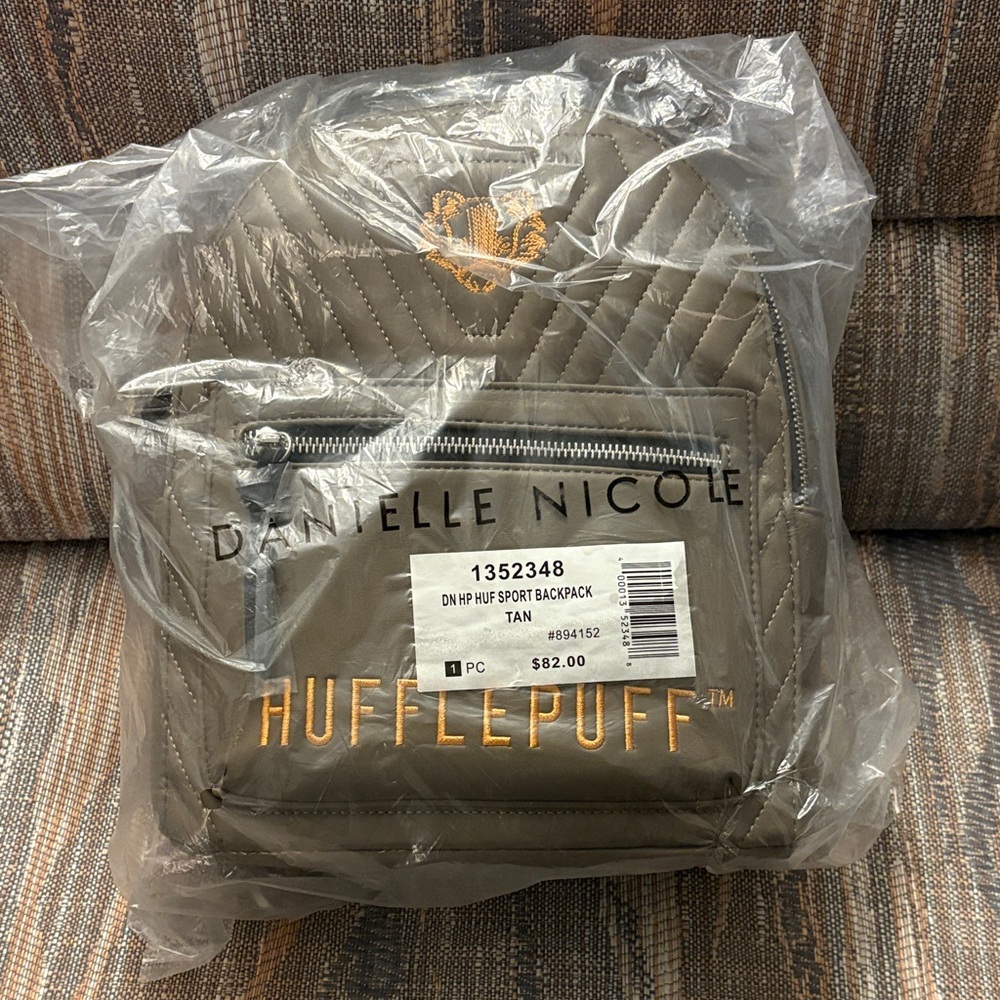 Danielle Nicole Tan Hufflepuff Backpack